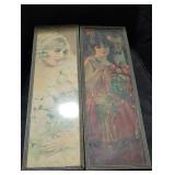 Pair of Vintage Framed Artwork Prints