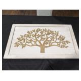 Framed Wooden Tree Wall Art