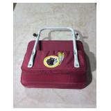 Maroon Folding Stadium Seat with Redskins Logo