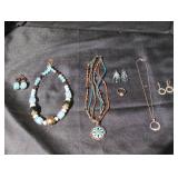 3 Sets of Necklaces and Earrings