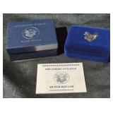 Uncirculated 1999 American Eagle Silver Dollar