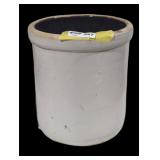 Vintage Stoneware Crock with Black Interior