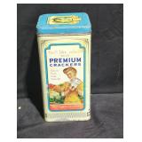 Vintage Premium Crackers Tin