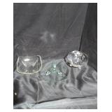 Set of Three  Glass Dishes