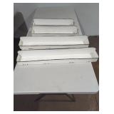 Set of Four Rectangular Metal Trays