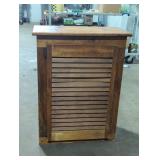 Wooden Louvered Cabinet