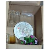 Assorted Glassware and Decorative Pieces