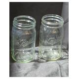 Pair of Vintage Ball Jars
