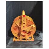 Heavy-Duty Orange extension cord reel
