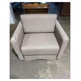 Versatile Beige Convertible Armchair