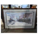 "Cumberland Crossing" Framed Train Print