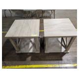2 Square Side Tables