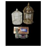 Decorative Cage Trio and Miniature House