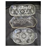 Crystal and Glass Trays