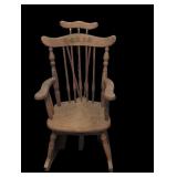 Vintage Wooden Rocking Chair with "Carla" Name