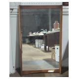 Wooden Framed Wall Mirror