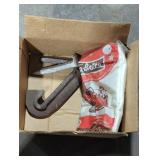 Vintage Hardware Lot with Dusting Cloths