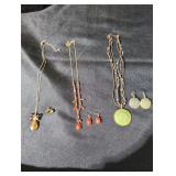 3 Sets of Necklace and Earrings