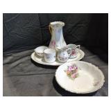 Floral Dishware Lot