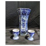 Blue and White Ceramic Lot