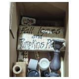 Home Decor Assortment with Autumn Theme