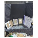 Picture Frames and Floral Patterned Photo Album