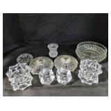 Assorted Glass Candle Holders Collection