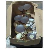 Decorative Candle Holder with Wax Candles