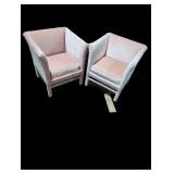 Pair of  Upholstered Armchairs