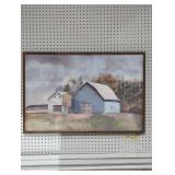 Rustic Barn Scene Art Print
