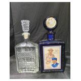 2 Glass Decanters