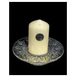 Crystal Votive Candle Holder Set with Candle