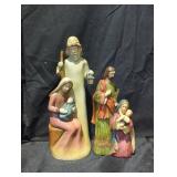 Hand-Painted Nativity Figurine Set