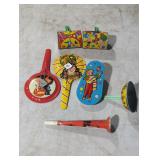 Vintage Tin Noisemakers Collection