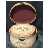 Vintage Hand-Painted Floral Box Set