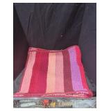 Handcrafted Multicolor Yarn Blanket
