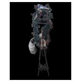 Metal Stand with Holiday Wreath