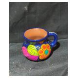 Colorful Hand-Painted Ceramic Mug