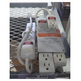 Three 6-Outlet Power Strips