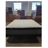 Queen Bed Frame with Mattress Set