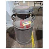 Vintage Metal Milk Can with Handles