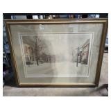 "Market Street, Looking East" Framed Print