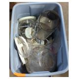 Assorted Kitchen Appliance Parts in Bin