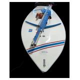 Vintage Sailboat with Rigging and Accessories
