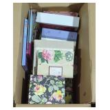 Assorted Scrapbooking and Craft Supplies Box