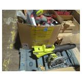 Skid Lot: Assorted Small Tools & Home Items