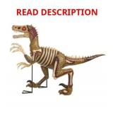 Grave & Bones LED Zombie Velociraptor