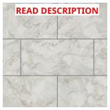 The Bid Ashen Grove Marble Vinyl Tile Flooring