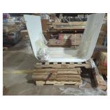 Skid Lot Steel Window Well and 14 MSI Tiles