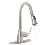 8 in. Centerset Pull-Down Faucet, Brushed Ni
